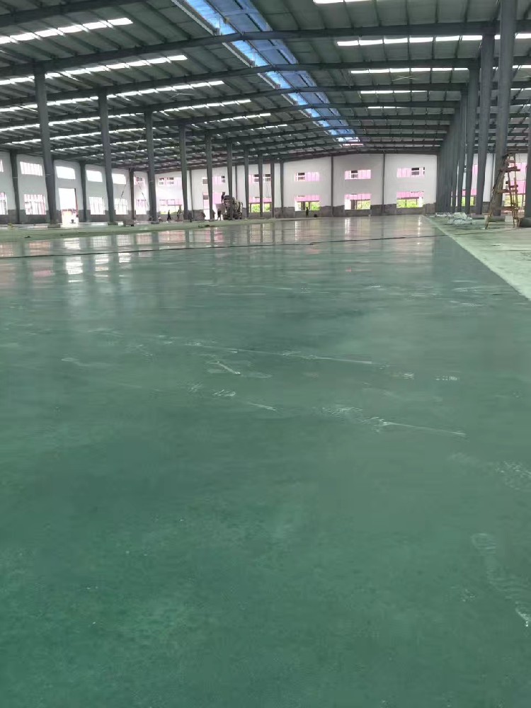 綠色金剛砂耐磨地坪